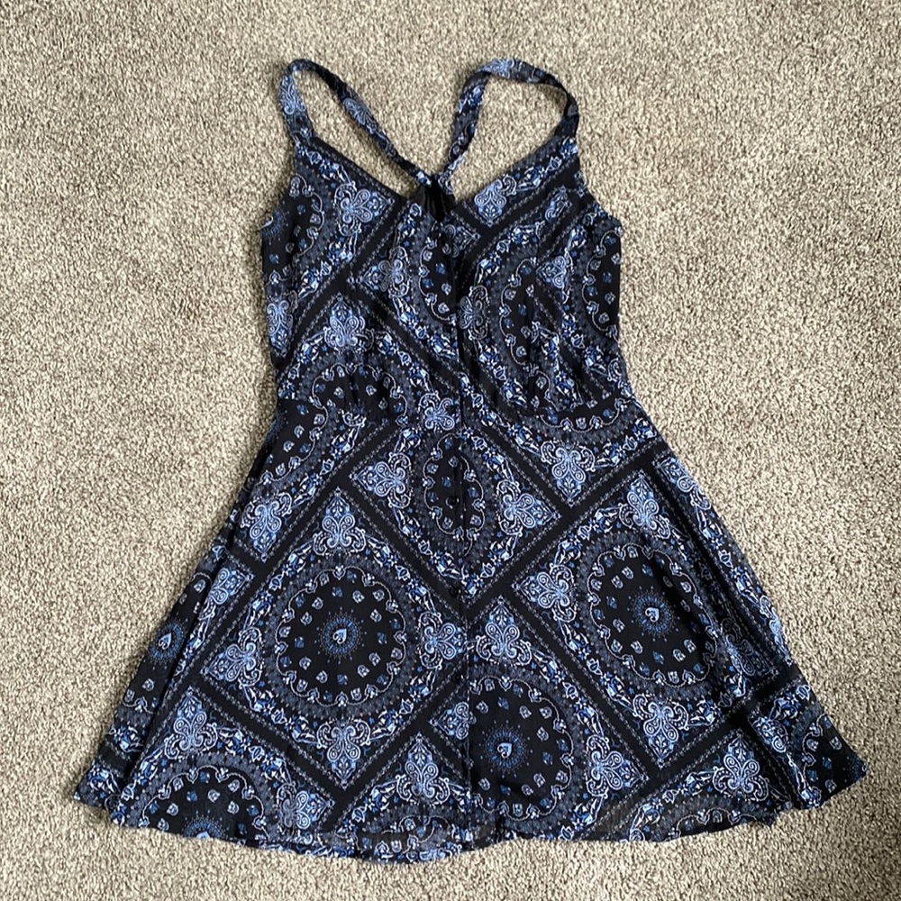 Paisley babydoll dress